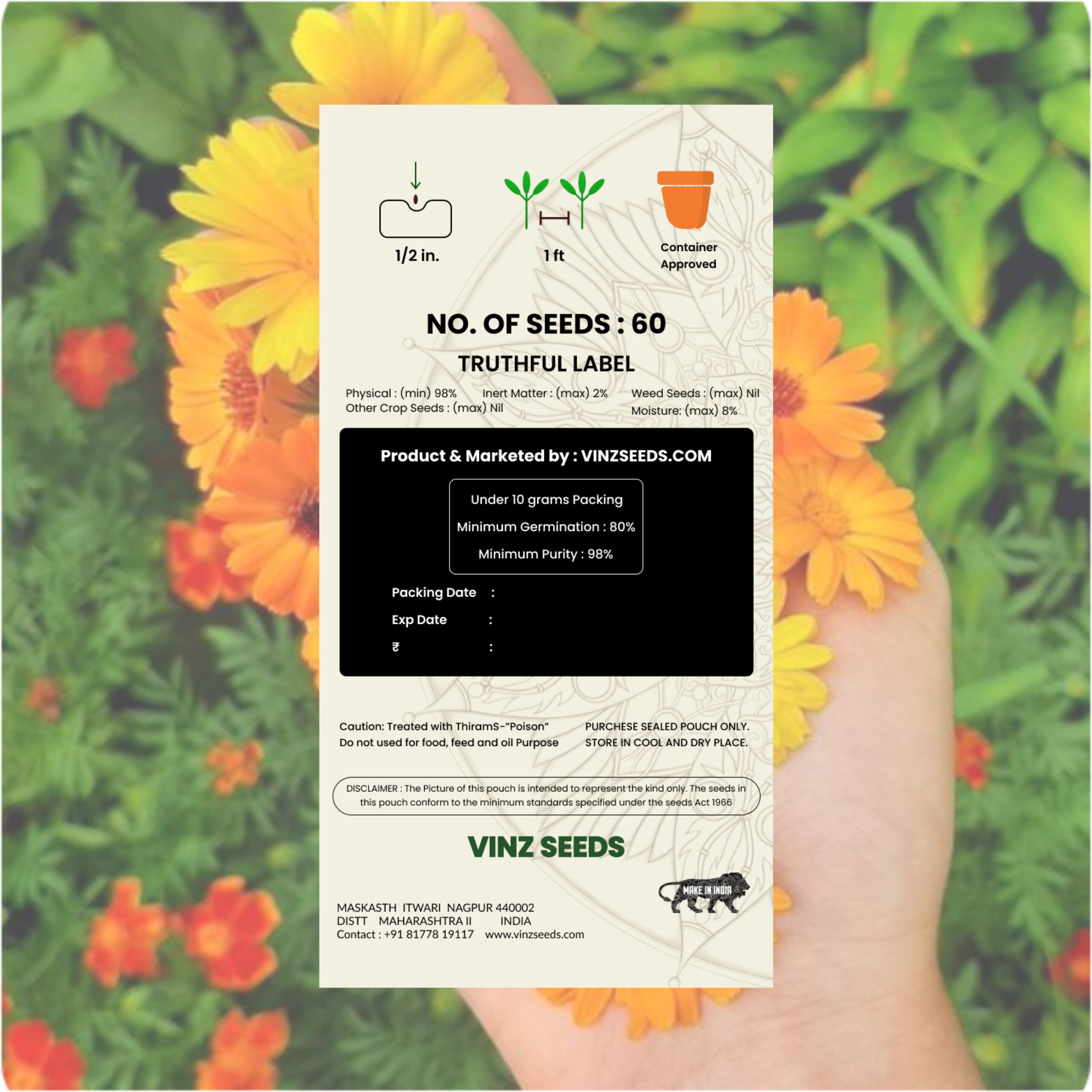 CALENDULA F1 MIXED - Image 3